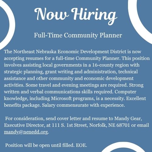 Hiring Community Planner Hiring Community Planner